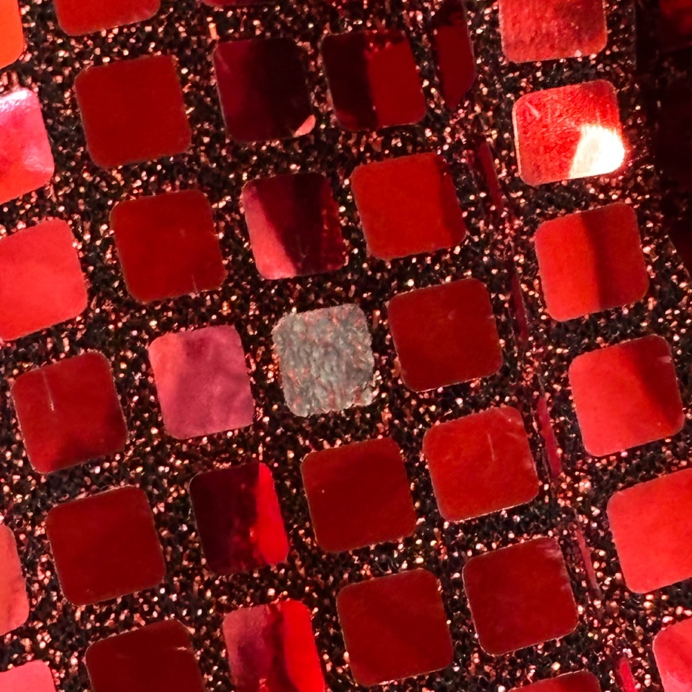 Men's Red Sequin Performance Jacket - Picture 4 of 12
